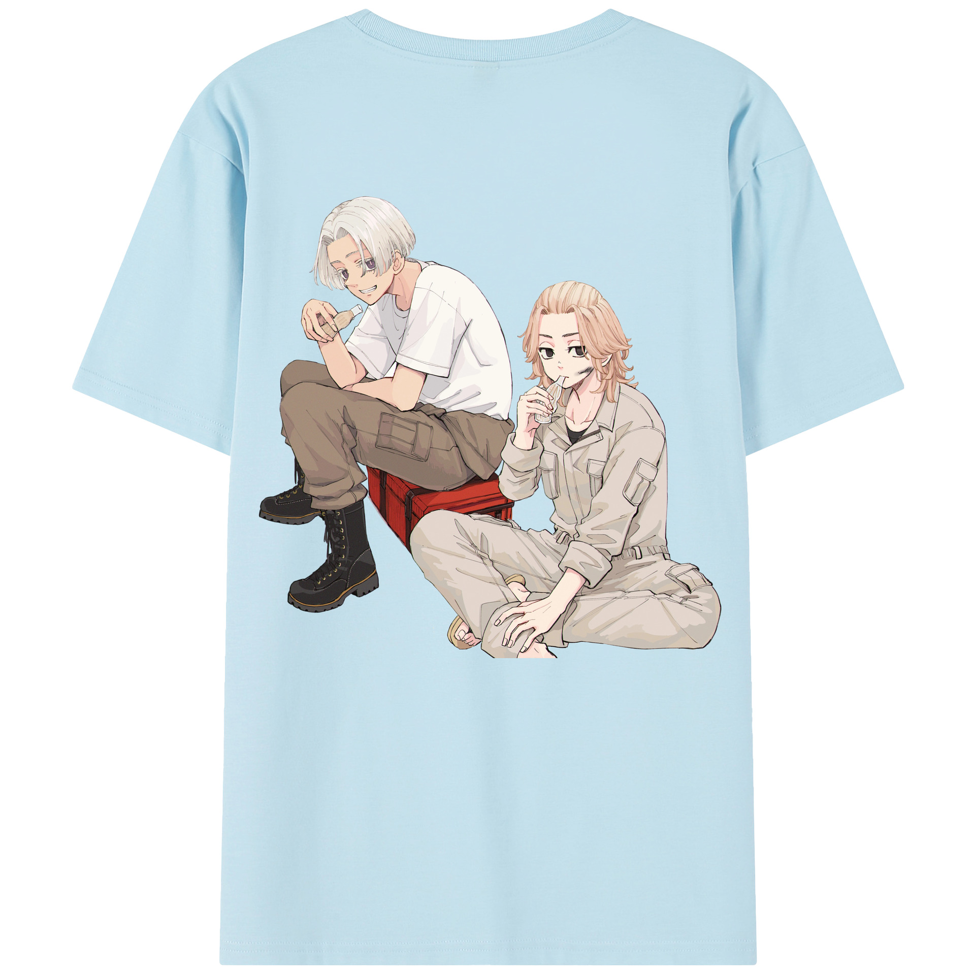 （画像用） 東京リベンジャーズ Tokyo Revengers 綿100％半袖Tシャツ（背面プリント）